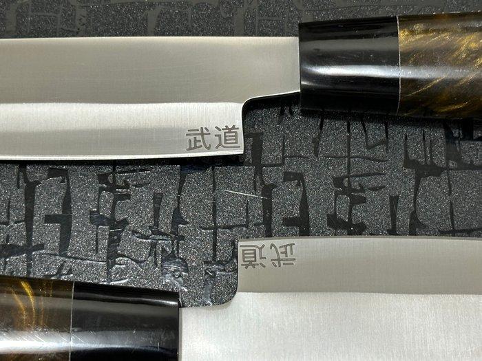 Santoku - Keukenmes - Chefs knife - Hammered Special D2, Antiek en Kunst, Antiek | Keukenbenodigdheden