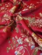 San Leucio stoffen Bordeaux Jacquard Goud - 300x300cm -