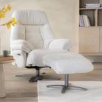 *WOONWINKEL* Eleonora Caleb Verstelbare Relax Fauteuil Beige, Huis en Inrichting, Fauteuils, Verzenden, Nieuw, Metaal