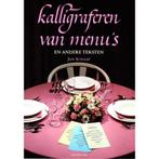 Kalligraferen van menu s 9789021303987 Schaap, Boeken, Verzenden, Gelezen, Schaap