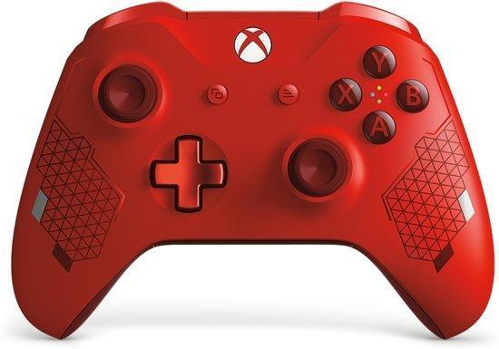 Xbox One S Controller - Sport Rood - Microsoft (origineel), Spelcomputers en Games, Spelcomputers | Xbox | Accessoires, Zo goed als nieuw