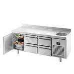 GGM Gastro | Koelwerkbank Premium PLUS - 1960x700mm - met |, Verzenden, Nieuw in verpakking
