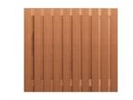 Schutting hardhout, 21-planks, 180 x 180 cm, Ophalen of Verzenden, Nieuw