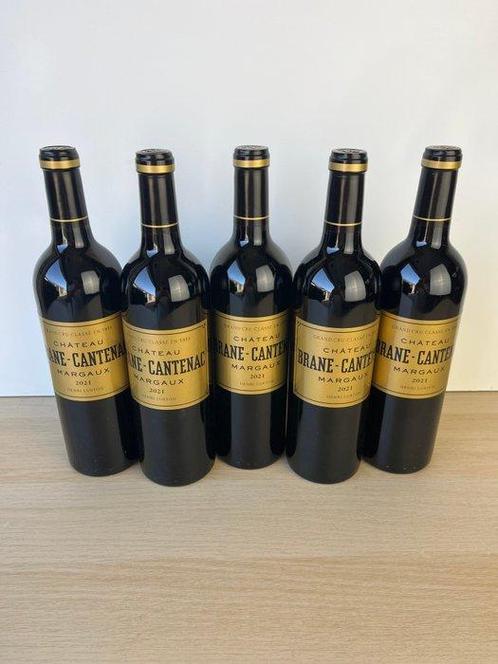 2021 Chateau Brane Cantenac - Bordeaux, Margaux Grand Cru, Verzamelen, Wijnen