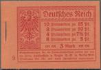 Duitse Rijk 1919 - Germania postzegelboekje met HB 15b en, Gestempeld