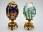Fabergé ei - 2 Fabergé-eieren - Porselein, Antiek en Kunst