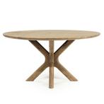 Eettafel Eleonora TYCHO Naturel Rond 150cm *NIEUW* 96552, 150 tot 200 cm, Rond, Nieuw, Scandinavisch