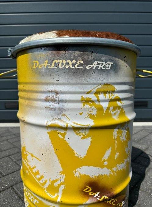 Daluxe Art - 1999 • Gorilla Typewriter Barrel Seat, Antiek en Kunst, Kunst | Designobjecten