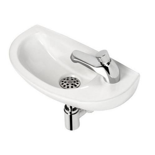 Fonteinset Plieger Compact 42x22CM Wit, Doe-het-zelf en Verbouw, Sanitair, Overige typen, Nieuw, Chroom, Ophalen of Verzenden