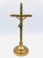 Crucifix - Verguld brons - 1800-1850, Antiek en Kunst, Kunst | Niet-Westerse kunst