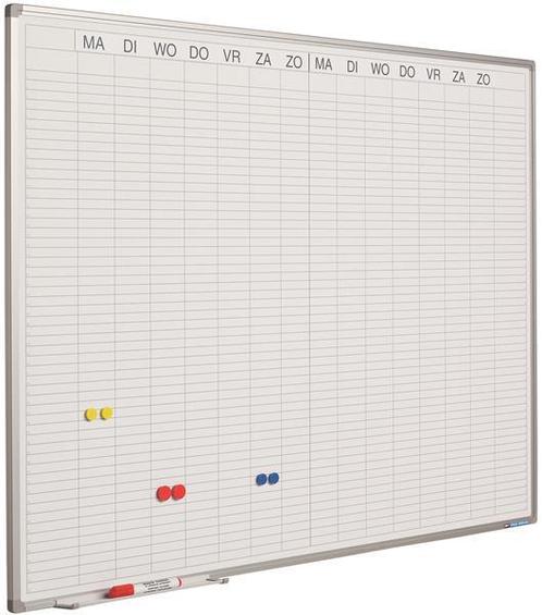 Dubbele weekplanner incl. dagenstrook - 90x120 cm, Huis en Inrichting, Woonaccessoires | Wanddecoraties, Ophalen of Verzenden