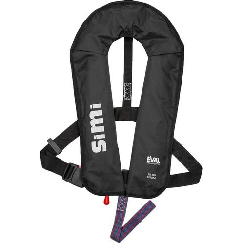 Eval Simi Opblaasbaar Reddingsvest 160N Zwart, Watersport en Boten, Watersportkleding, Ophalen of Verzenden