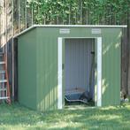 TRUUSK Metalen Tuinhuis 2,3 m² - Lessenaarsdak - Venster - F, Tuin en Terras, Verzenden, Nieuw