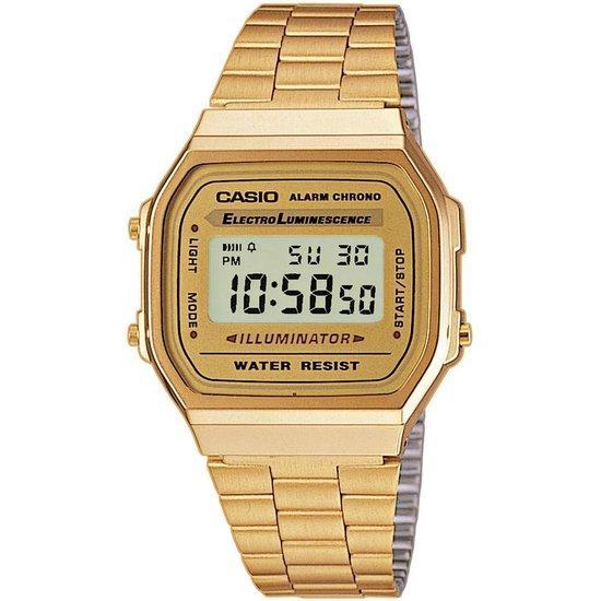 Casio Horloge  Vintage Iconic A168WG-9EF Unisex Horloge - 36, Sieraden, Tassen en Uiterlijk, Horloges | Heren, Nieuw, Verzenden