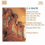 cd - J. S. Bach - Organ Chorales BWV 714, 717-718, 720, 7..., Verzenden, Zo goed als nieuw