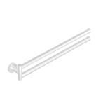 Handdoekhouder Hotbath Cobber Draaibaar Mat Wit, Ophalen of Verzenden, Nieuw, Chroom, Bad