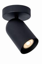 Lucide PUNCH - Wandspot GU10 Zwart, Verzenden, Nieuw, Metaal, Trendy verlichting