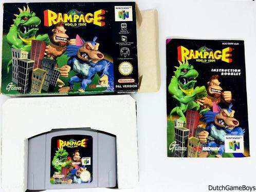 Nintendo 64 / N64 - Rampage World Tour - EEU, Spelcomputers en Games, Games | Nintendo 64, Gebruikt, Verzenden