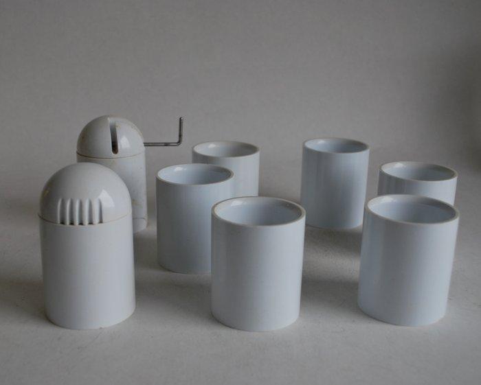 Danese Milano - Enzo Mari - Eierdopje (8) - Plastic - Hawaii, Antiek en Kunst, Antiek | Meubels | Stoelen en Banken
