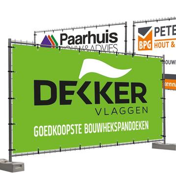 Bouwhekdoeken 335x174 cm (vanaf 2 stuks) beschikbaar voor biedingen