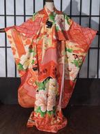 Zijden kimono met geborduurde accenten - Zijde - Japan - 20e, Antiek en Kunst