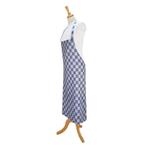 Halterschort Blauw en Wit Geblokt 70x95cm 100% Katoen - Treb, Huis en Inrichting, Keuken | Textiel, Verzenden, Nieuw, Overige kleuren