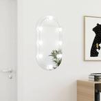 vidaXL Spiegel met LED-verlichting ovaal 80x40 cm glas, Huis en Inrichting, Woonaccessoires | Spiegels, Verzenden, Nieuw