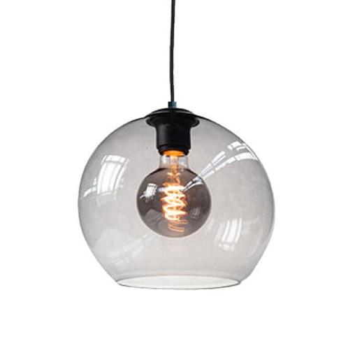 Highlight | Glazen lampenkap 25 cm | Grijs glas, Huis en Inrichting, Lampen | Lampenkappen, 25 tot 50 cm, Rond, Grijs, Nieuw, Ophalen of Verzenden