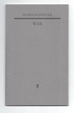 Harold PINTER - Signed copy of WAR - 2003, Antiek en Kunst