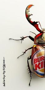F2B - BeetleCan Burger king 1I8, Antiek en Kunst