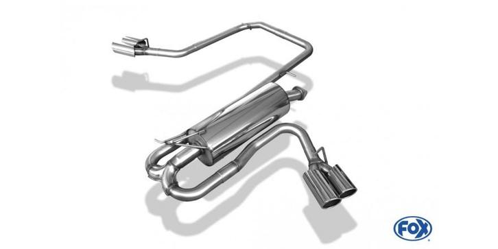 FOX Ford Ranger vanaf 09/2016 4x4 - dubbele cabine einddempe, Auto-onderdelen, Uitlaatsystemen, Nieuw, Verzenden