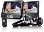 Lenco MES-415 - 9 dubbel scherm - Portable DVD-speler met, Verzenden, Zo goed als nieuw
