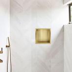 Wiesbaden Demis Inbouwnis - 30x30x10cm - Geborsteld Messing, Ophalen of Verzenden, Nieuw, Rvs