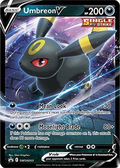 Umbreon  V swsh-203 Sword&Shield Promos, Hobby en Vrije tijd, Verzamelkaartspellen | Pokémon, Losse kaart, Nieuw, Foil, Ophalen of Verzenden