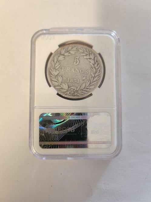 Frankrijk. Louis Philippe I. 5 Francs 1831-K, Bordeaux, Postzegels en Munten, Munten | Europa | Euromunten