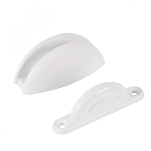 Deurvanger Plopp 2-delig Crèmewit, Caravans en Kamperen, Kampeeraccessoires, Nieuw