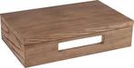 Fonteinplank Differnz Hout 40x25x10cm Bruin Eiken, Verzenden, Zo goed als nieuw