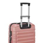 Harde Kofferset Rome - 3-Delig - ABS - Roze, Verzenden, Nieuw