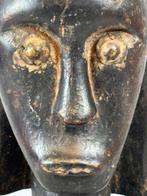 African Fang relic guard head on stand - Gabon.