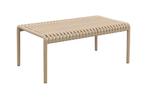 Stripe loungetafel 95x55 cm. - Taupe, Tuin en Terras, Tuintafels, Verzenden, Nieuw, Rond, Kunststof