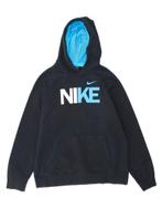 NIKE Boys Graphic Hoodie Jumper 13-14 Years XL Black Cotton, Kleding | Heren, Verzenden, Nieuw