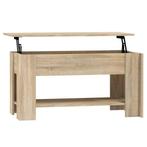 Lift Top Salontafel Sonoma Eiken | Tweedekansje | OP=OP, Huis en Inrichting, Minder dan 50 cm, 100 tot 150 cm, 50 tot 75 cm, Nieuw