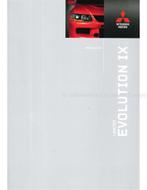 2005 MITSUBISHI LANCER EVOLUTION IX BROCHURE DUITS, Boeken, Auto's | Folders en Tijdschriften, Nieuw, Author, Mitsubishi