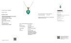 Ketting met hanger - 18 karaat Geel goud - 5.68ct. tw.
