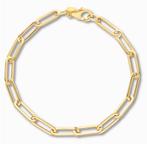 Gouden Schakelarmband 5 mm, Verzenden, Nieuw, Goud, Goud