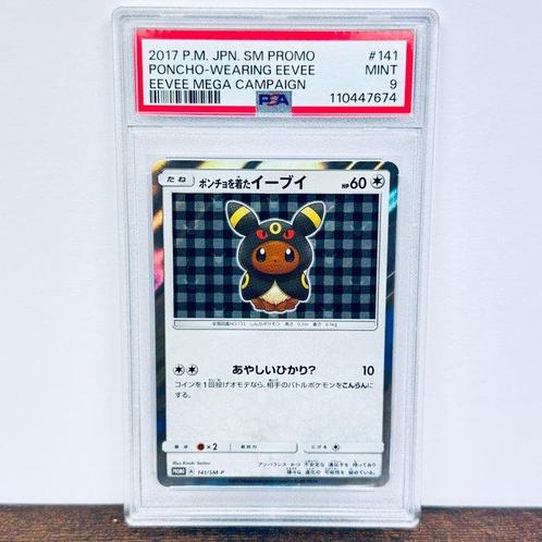 Pokémon Graded card - Poncho Wearing Eevee (umbreon) - Eevee, Hobby en Vrije tijd, Verzamelkaartspellen | Pokémon