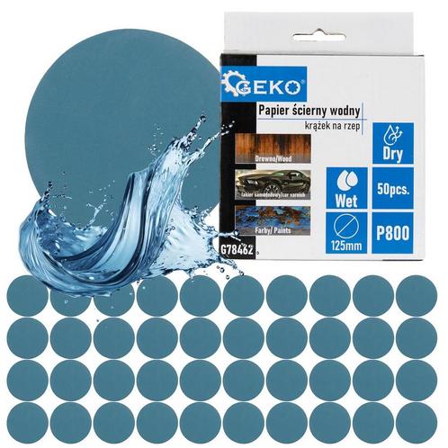 Schuurschijf P800 - 125 Mm - Schuurpapier Op Waterbasis - 50, Doe-het-zelf en Verbouw, Gereedschap | Handgereedschap, Nieuw, Ophalen of Verzenden