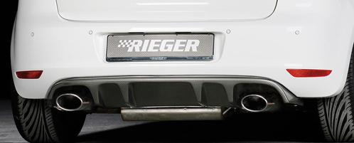 Rieger diffuser met 2 dubbele finnen | Golf 6 GTI - 3-drs.,, Auto-onderdelen, Carrosserie en Plaatwerk, Nieuw, Volkswagen, Ophalen of Verzenden