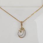 2-delige sieradenset - 14 karaat Geel goud - 0.53ct. tw., Sieraden, Tassen en Uiterlijk, Antieke sieraden