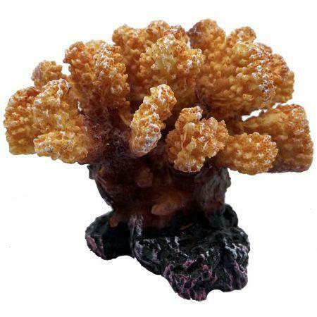 Kunstkoraal Stylophora Geel / Oranje, Dieren en Toebehoren, Vissen | Aquaria en Toebehoren, Ophalen of Verzenden